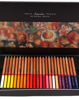 Color set marco renoir fine art drawing oil base non toxic pencils